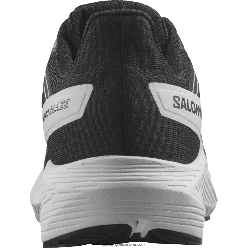 ανδρικά παπούτσια για τρέξιμο - aero blaze Salomon μαύρο/άσπρο/σεληνιακό βράχο DXFPHB1067