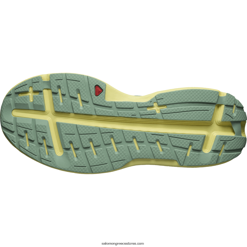 ανδρικά παπούτσια τρεξίματος - aero glide Salomon γρανίτης πράσινη/κίτρινη ίριδα/λευκό DXFPHB1062