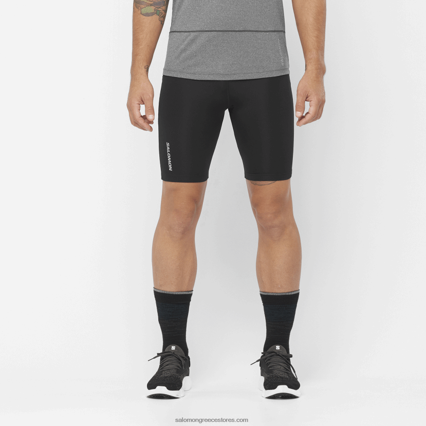 ανδρικό καλσόν - σταυρός 9 Salomon βαθύ μαύρο DXFPHB254