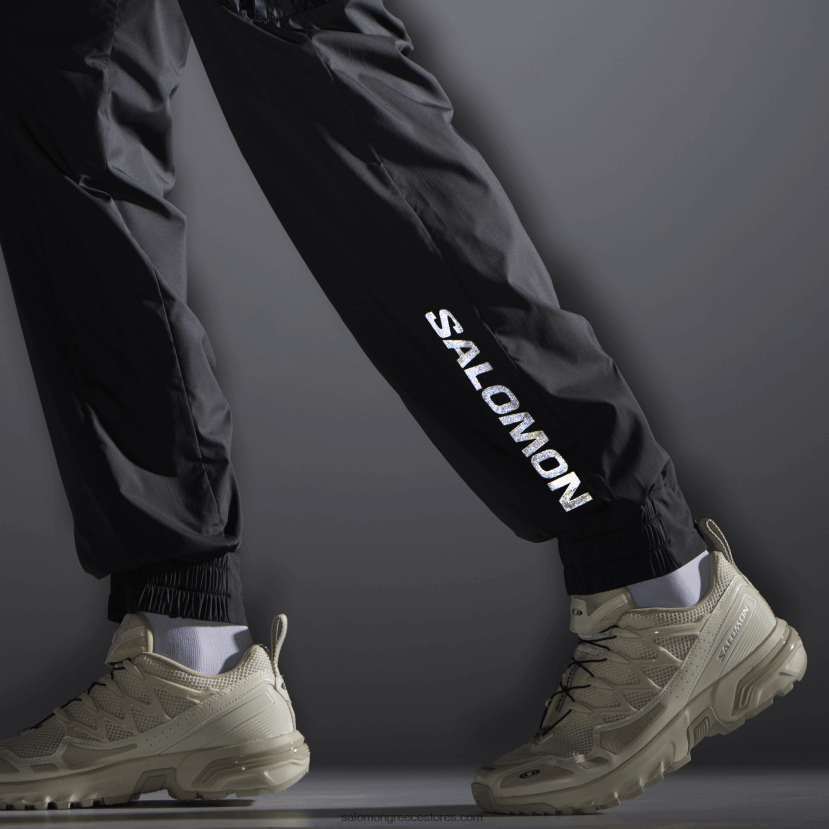 ανδρικό παντελόνι - equipe Salomon βαθύ μαύρο/άσπρο DXFPHB247