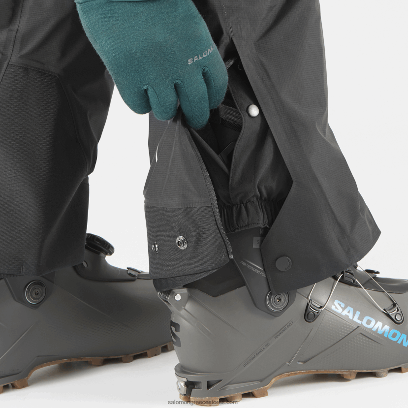 ανδρικό παντελόνι - mtn gore-tex Salomon βαθύ μαύρο DXFPHB256