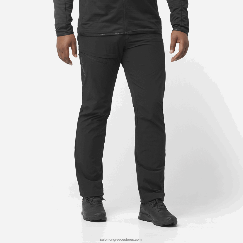 ανδρικό παντελόνι - wayfarer Salomon βαθύ μαύρο DXFPHB1201