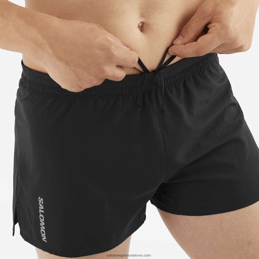ανδρικό σορτς - σταυρός 3 Salomon μαύρος DXFPHB267