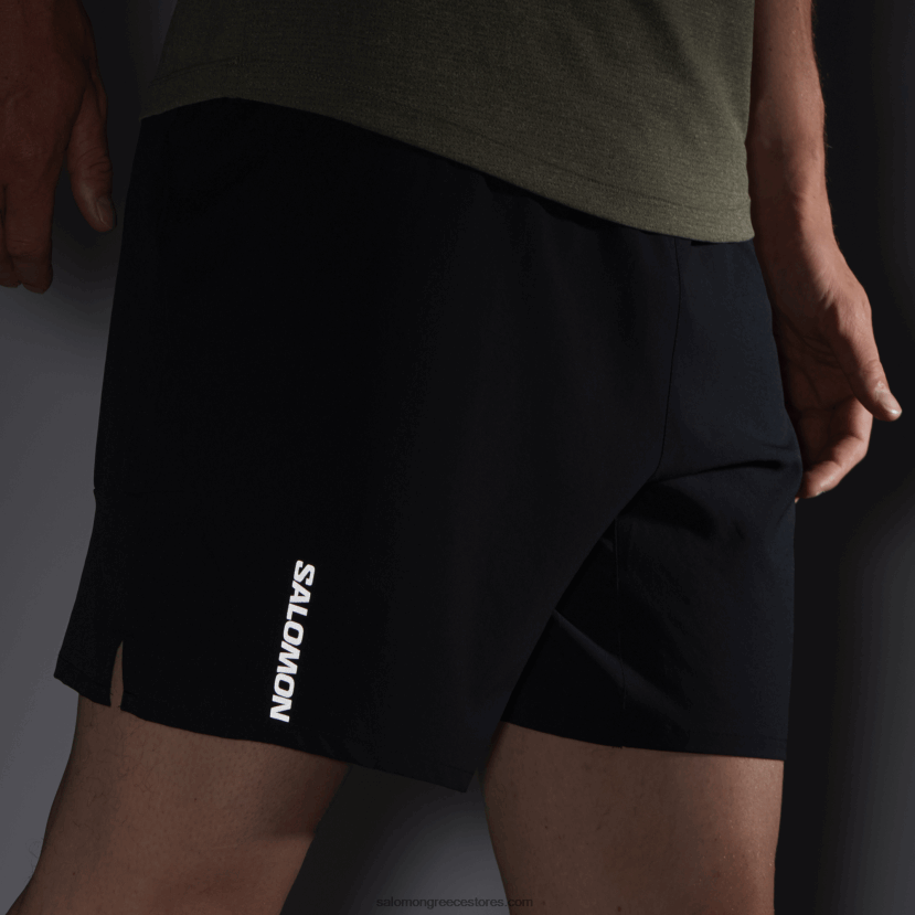 ανδρικό σορτς - σταυρός 7 Salomon βαθύ μαύρο DXFPHB295