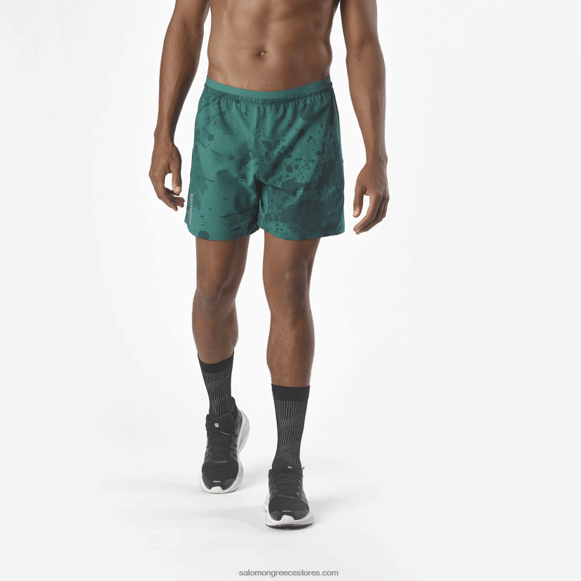 ανδρικό σορτς - σταυρός 7 Salomon ειρηνικός/ao/ponderosa πεύκο DXFPHB296
