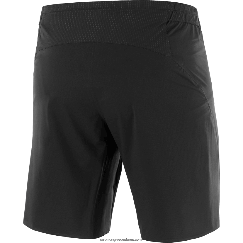 ανδρικό σορτς - bonatti trail Salomon βαθύ μαύρο DXFPHB259
