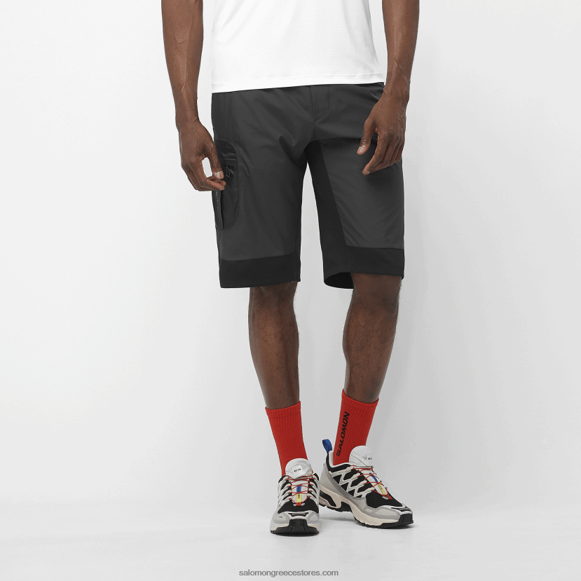 ανδρικό σορτς - equipe Salomon βαθύ μαύρο DXFPHB260