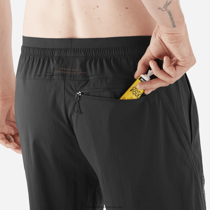 ανδρικά σορτς - runlife Salomon βαθύ μαύρο DXFPHB261