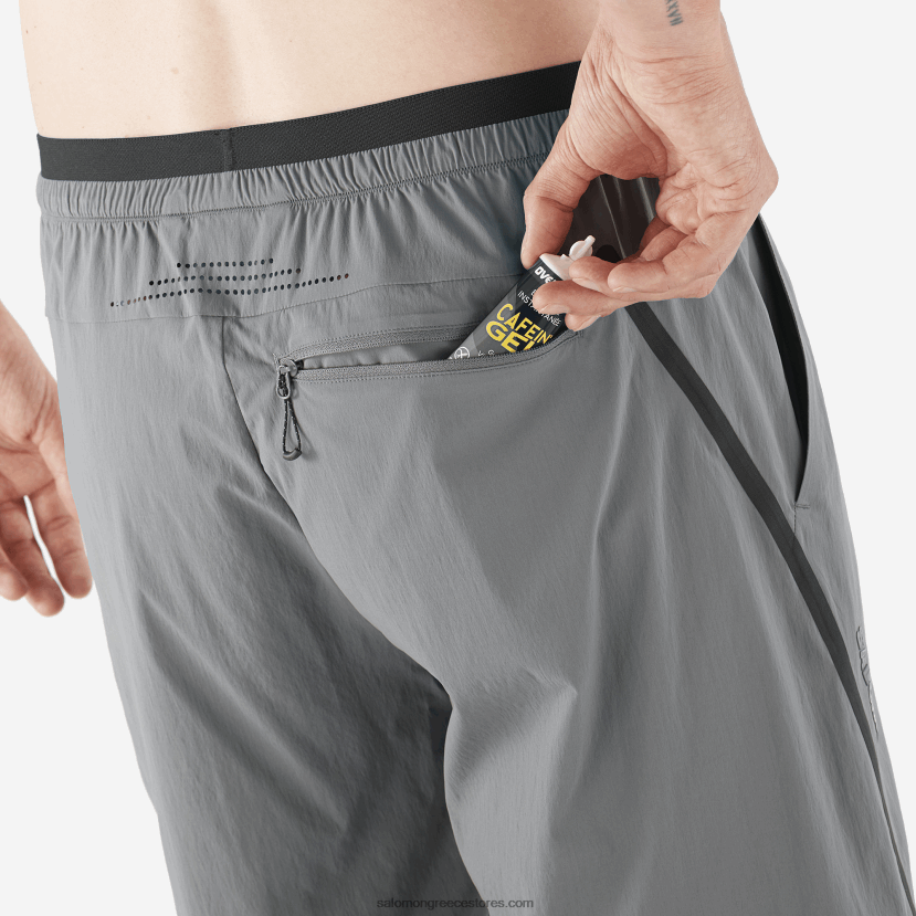 ανδρικά σορτς - runlife Salomon ήσυχη σκιά DXFPHB263