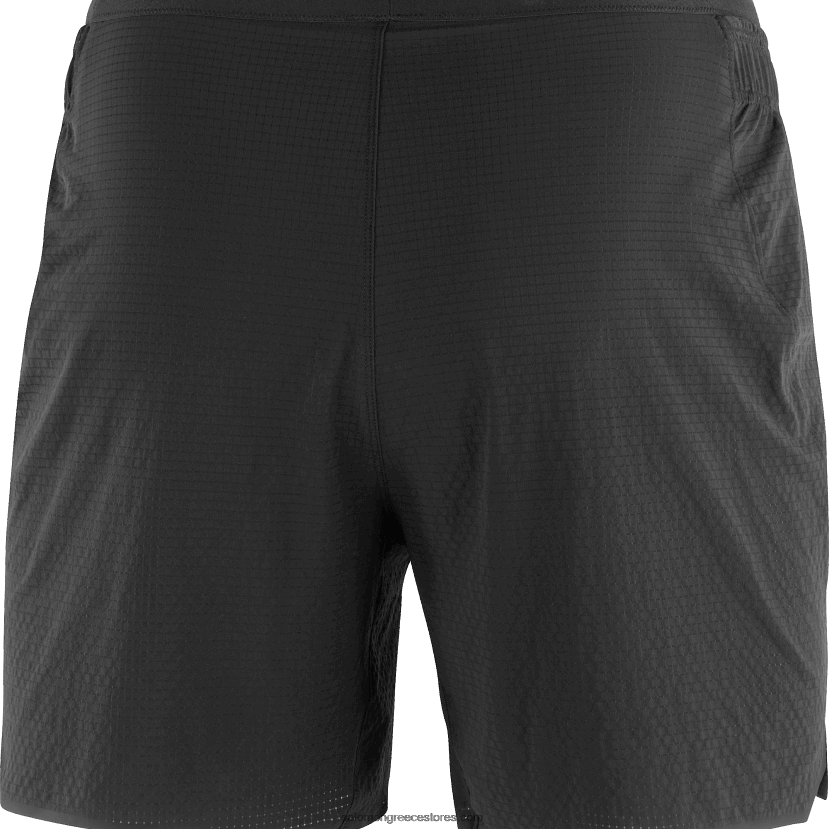 ανδρικά σορτς - sense aero 5 Salomon βαθύ μαύρο DXFPHB289