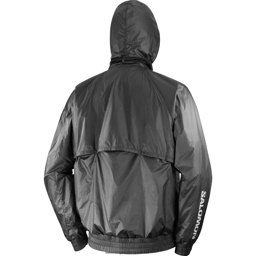 ανδρικό τζάκετ με κουκούλα - εξοπλισμός Salomon βαθύ μαύρο DXFPHB1086