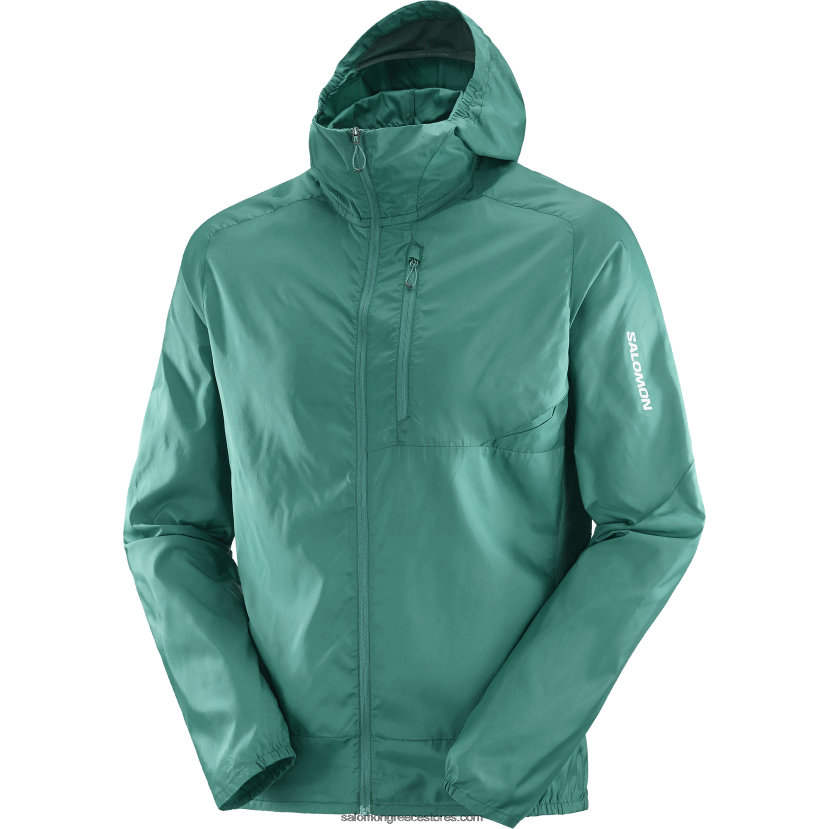 ανδρικό wind jacket hoodie - bonatti cross wind Salomon ειρηνικός DXFPHB1096