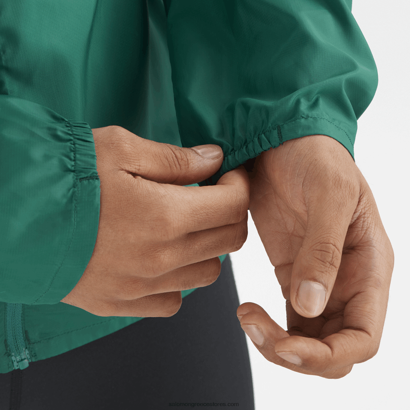 ανδρικό wind jacket hoodie - bonatti cross wind Salomon ειρηνικός DXFPHB1096