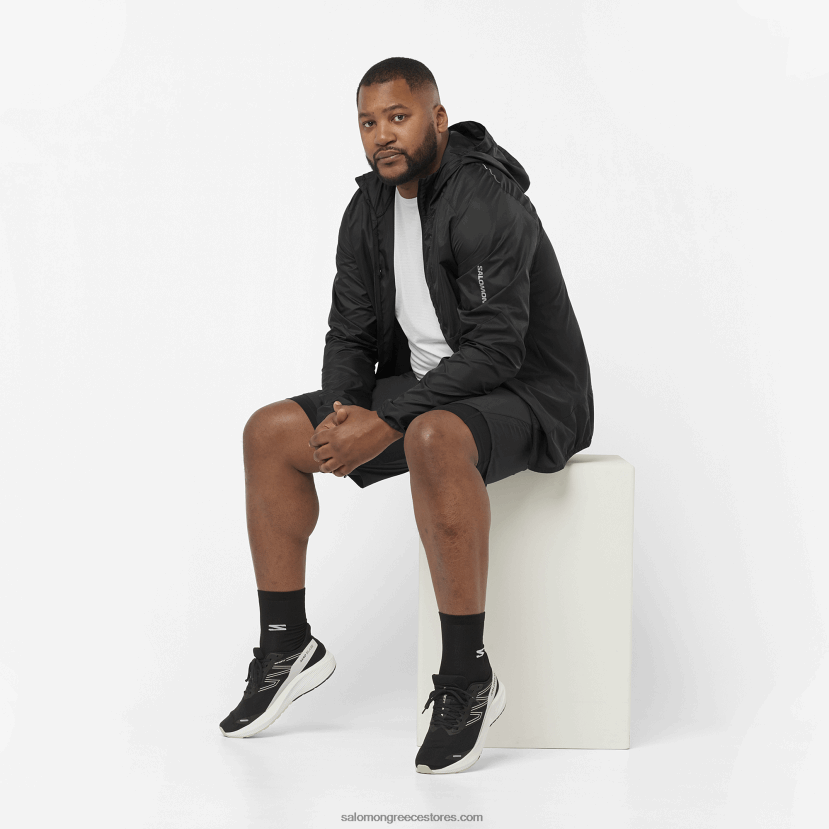 ανδρικό κοντομάνικο μπλουζάκι - σταυρωτό τρέξιμο Salomon άσπρο DXFPHB234