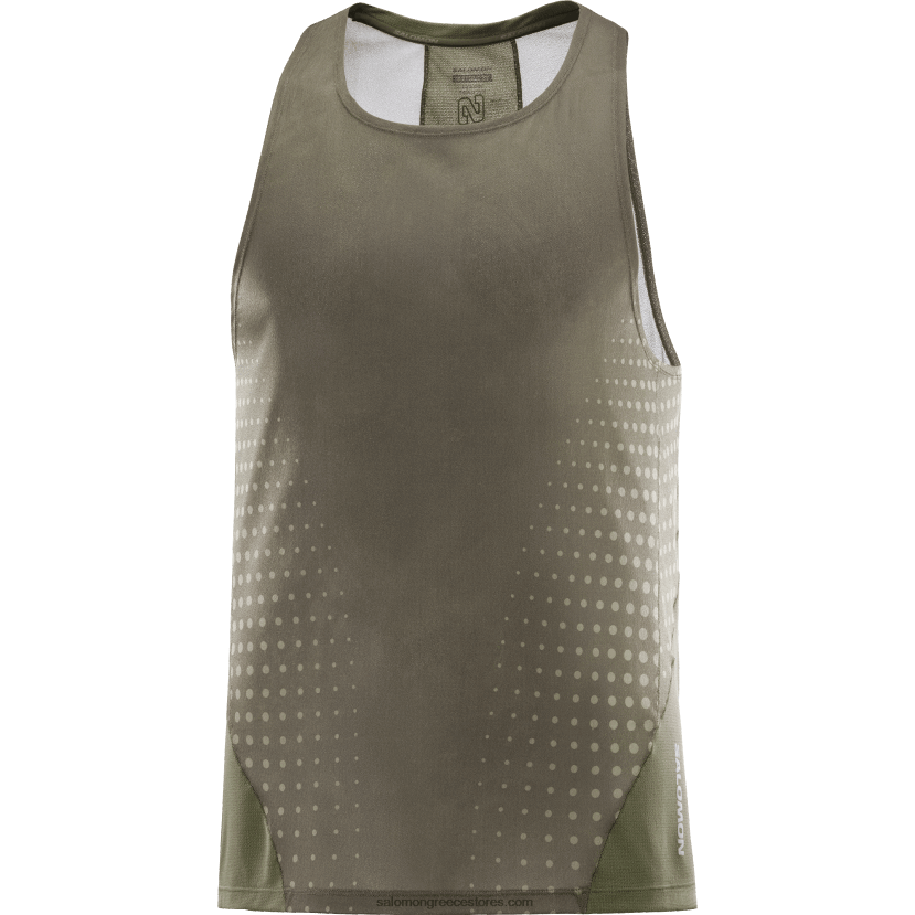 ανδρική δεξαμενή - αίσθηση aero Salomon βραδιά με φύλλα σταφυλιού/δάσος DXFPHB1195