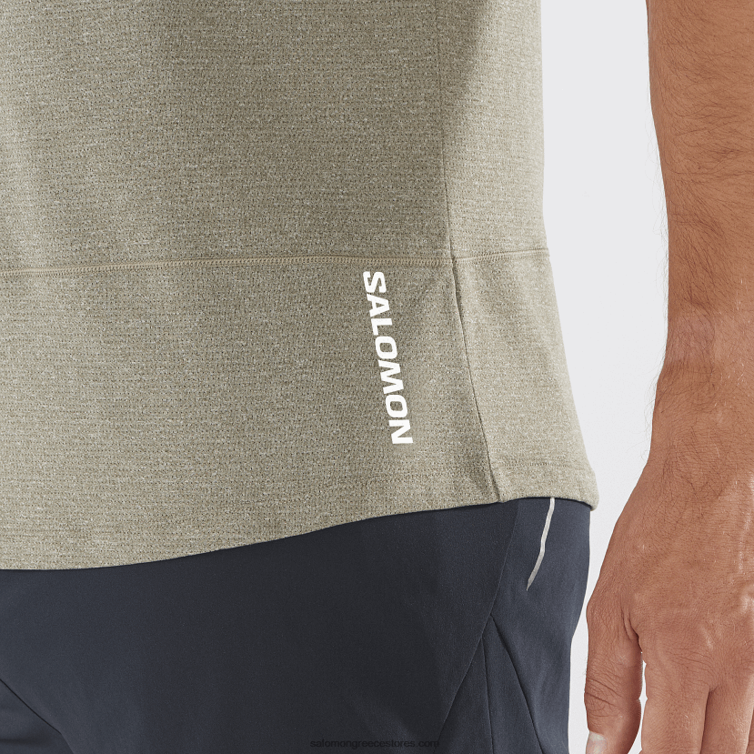 ανδρικό τανκ - cross run Salomon σταφυλόφυλλο/ρεκί DXFPHB227
