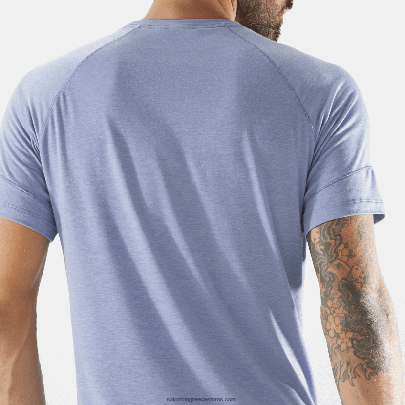 ανδρικό κοντομάνικο μπλουζάκι - runlife Salomon αγγλικό αρχοντικό / ερείκη DXFPHB1198