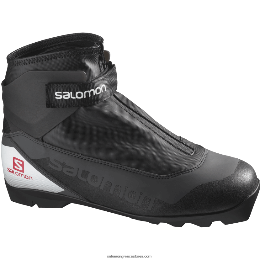 ανδρικές κλασικές σκανδιναβικές μπότες - escape plus prolink Salomon μαύρο/άσπρο/μπλε DXFPHB700