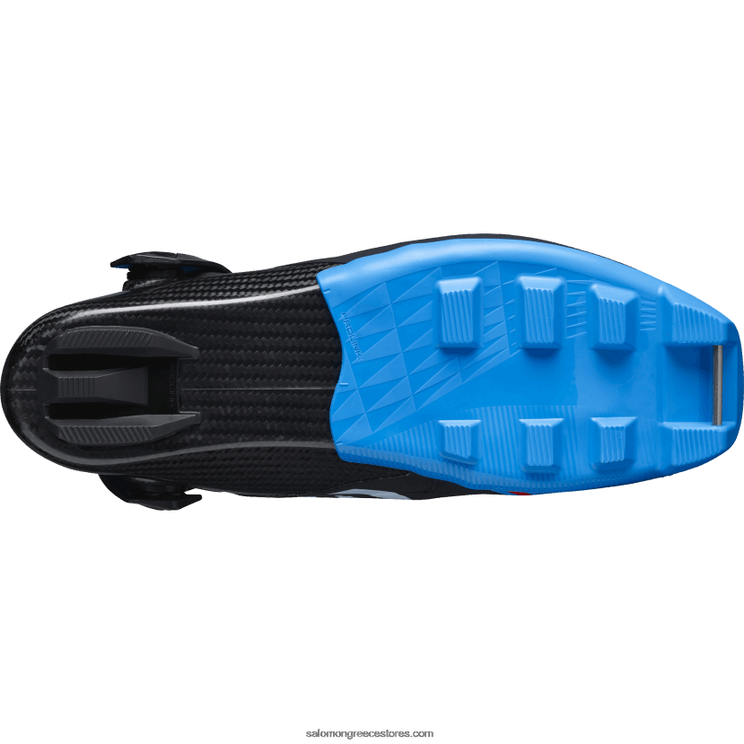 ανδρικές σκανδιναβικές μπότες πατινάζ - s/lab carbon skate el Salomon μαύρο/μπλε διαδικασίας DXFPHB697