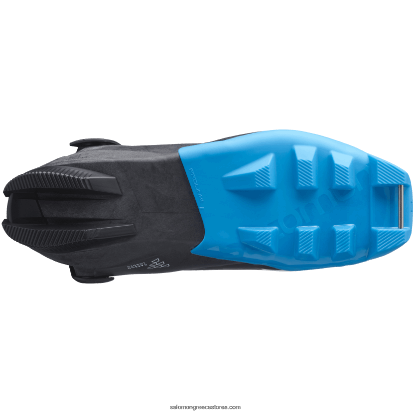 ανδρικές σκανδιναβικές μπότες πατινάζ - s/max carbon skate mv Salomon μαύρο/μπλε διαδικασίας DXFPHB690