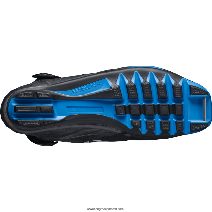 ανδρικές σκανδιναβικές μπότες πατινάζ - s/race carbon skate el Salomon μαύρο/μπλε διαδικασίας DXFPHB702