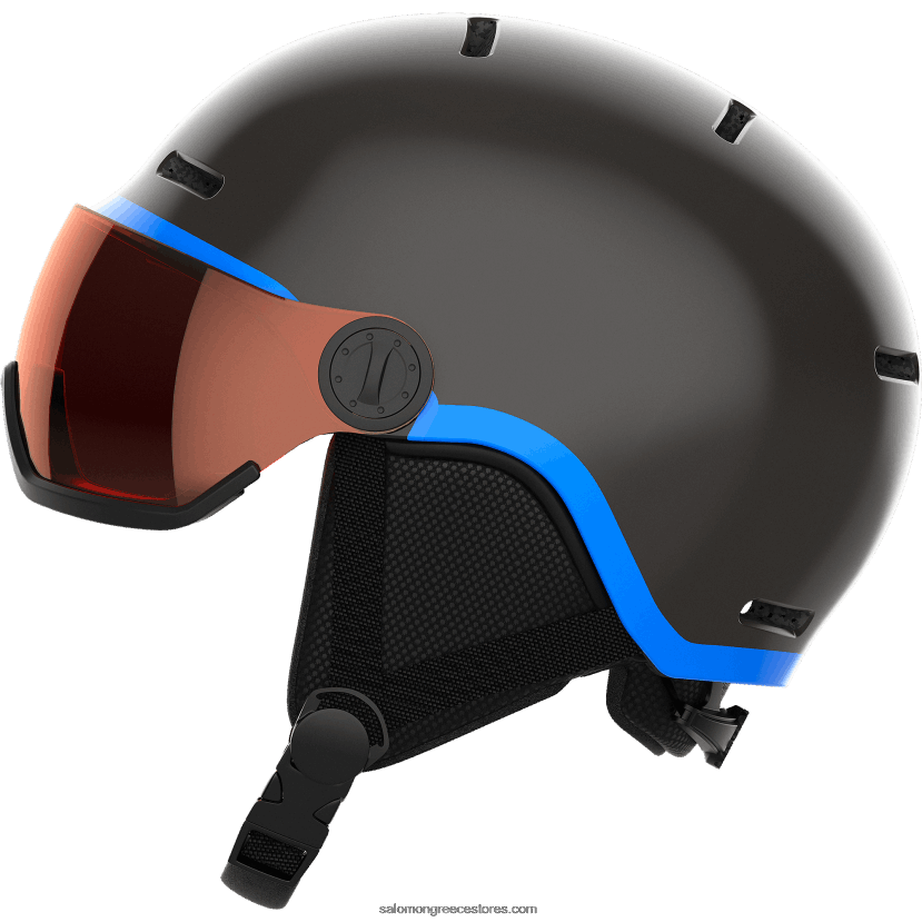 junior - παιδικό κράνος - γείσο grom Salomon μαύρος DXFPHB1388