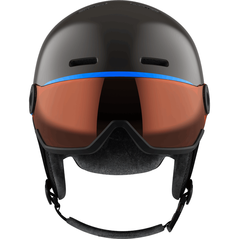 junior - παιδικό κράνος - γείσο grom Salomon μαύρος DXFPHB1388