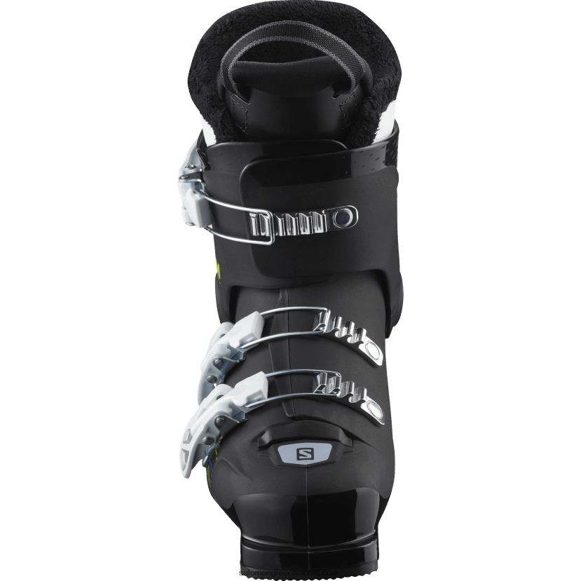 junior - παιδικές μπότες all-mountain - team t3 Salomon μαύρο άσπρο DXFPHB1378