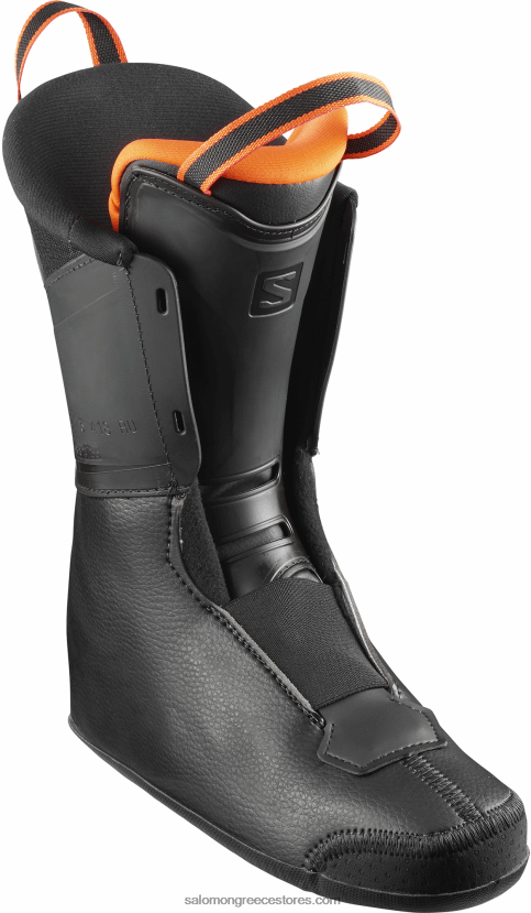 junior - παιδικές μπότες στην πίστα - s/max 65 Salomon μαύρο κόκκινο DXFPHB1370