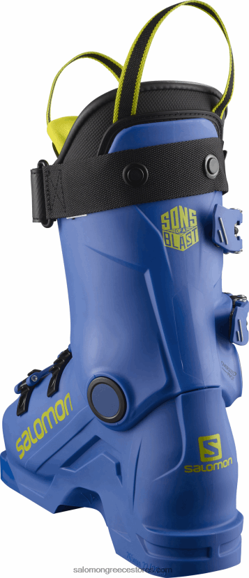 junior - παιδικές αγωνιστικές μπότες - s/race 70 Salomon φυλή μπλε/όξινο πράσινο/μαύρο DXFPHB1374