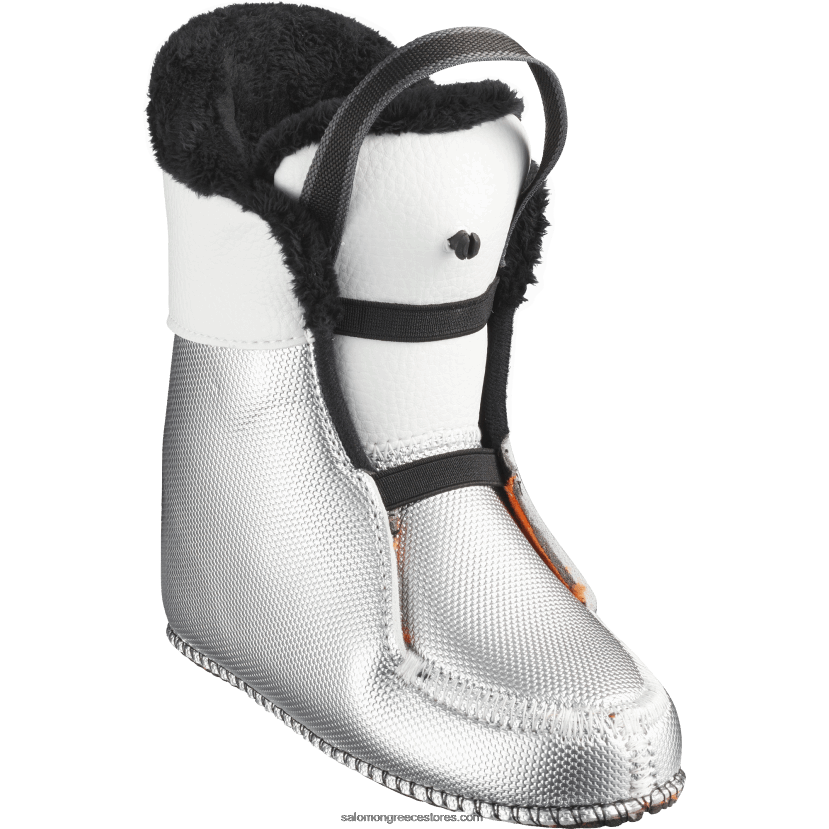 junior - παιδικές μπότες στην πίστα - t1 girly Salomon λευκό/μπλε DXFPHB1426