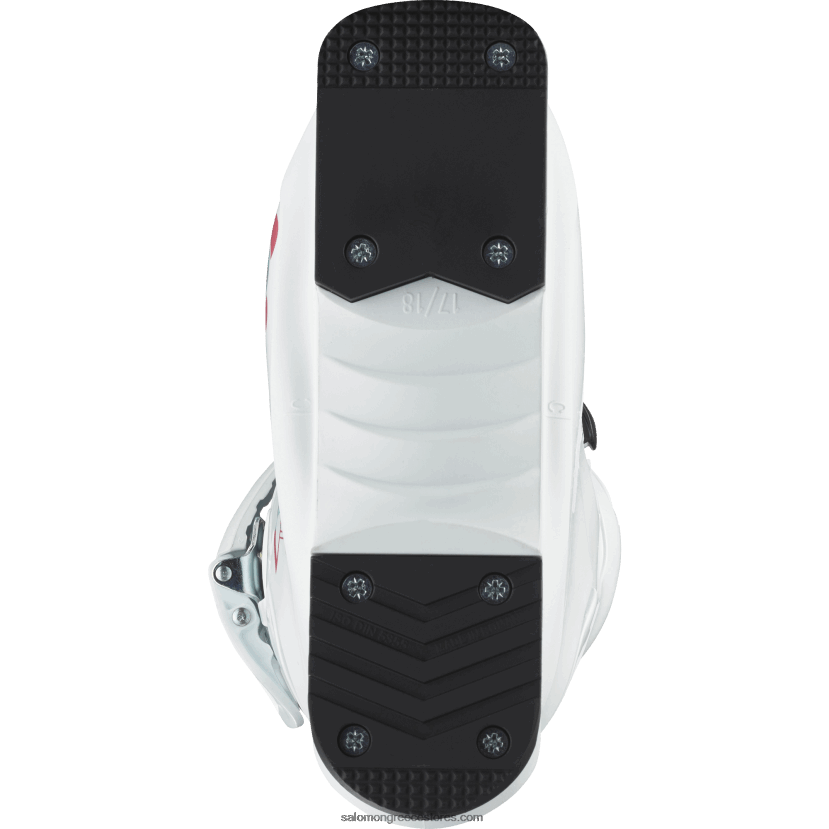 junior - παιδικές μπότες στην πίστα - t1 girly Salomon λευκό/μπλε DXFPHB1426