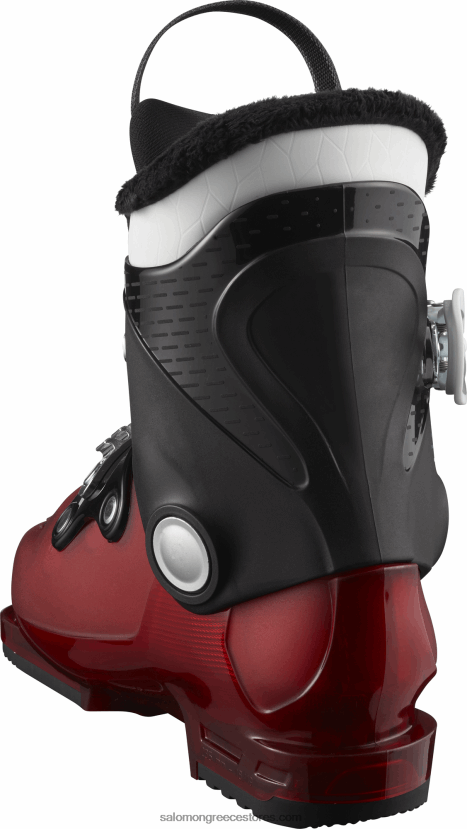 junior - παιδικές μπότες στην πίστα - t2 rt Salomon μαύρο/κόκκινο/άσπρο DXFPHB1379