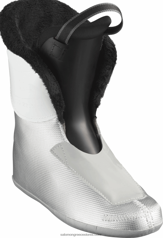 junior - παιδικές μπότες στην πίστα - t3 rt girly Salomon ροζ βιολετί ημιδιαφανές/λευκό DXFPHB1424