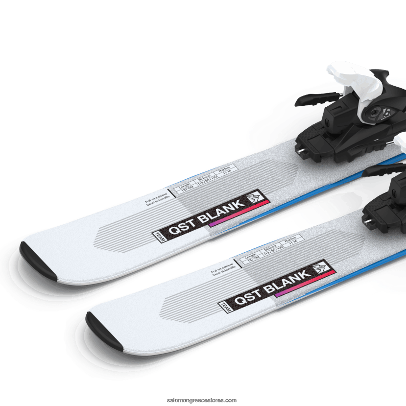 junior - πακέτο freeride σκι για παιδιά - qst blank team (και l6) Salomon ψευδαίσθηση μπλε/κόκκινο/μπλε διαδικασίας DXFPHB1367