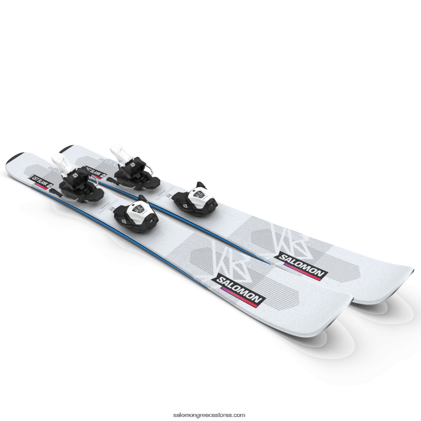 junior - πακέτο freeride σκι για παιδιά - qst blank team (και l6) Salomon ψευδαίσθηση μπλε/κόκκινο/μπλε διαδικασίας DXFPHB1367