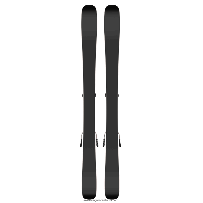 junior - πακέτο ελεύθερου σκι για παιδιά - qst spark m (και l6) Salomon φλόγα/κοπέν μπλε/μαύρο DXFPHB1365