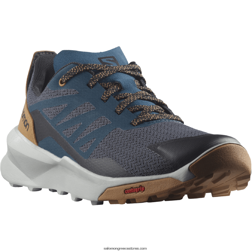 junior - παιδικά παπούτσια - περιπολικό Salomon μαγνήτης/μπλε πέρλα/καφέ του καπνού DXFPHB1347