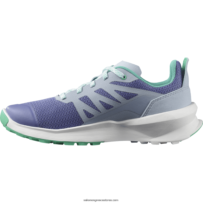 junior - παιδικά παπούτσια - περιπολικό Salomon βελούδινο πρωινό/ζεν μπλε/φύλλο μέντας DXFPHB1348