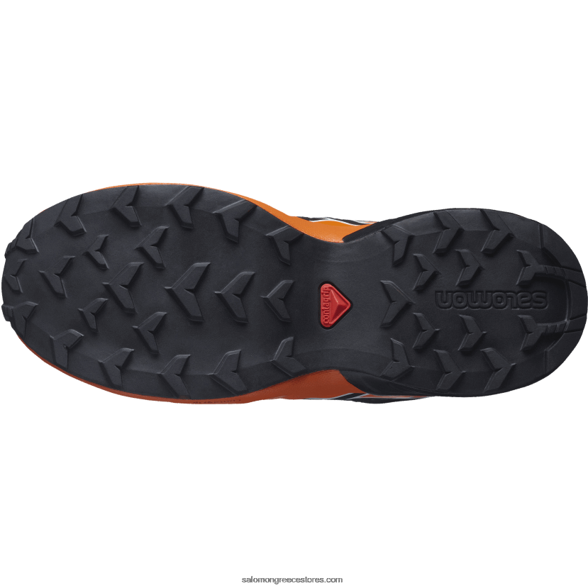 junior - παιδικά παπούτσια - speedcross Salomon σφυρήλατο σίδερο/μαύρο/ζωντανό πορτοκαλί DXFPHB1352