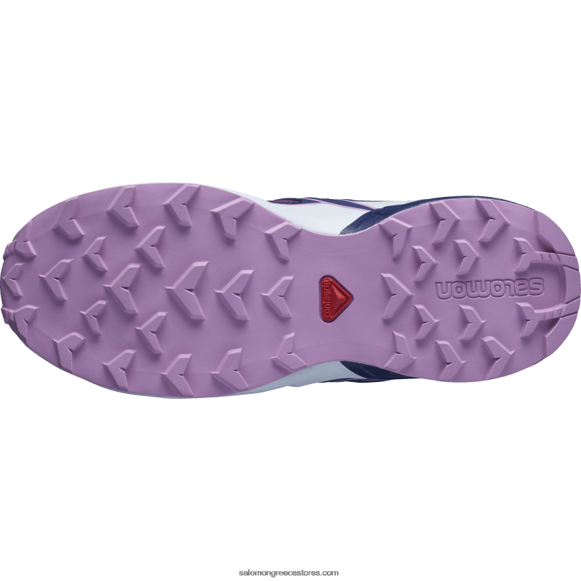 junior - παιδικά παπούτσια - speedcross Salomon δαμάσκηνο κασπία/βραδινό μπλε/ορχιδέα DXFPHB1355