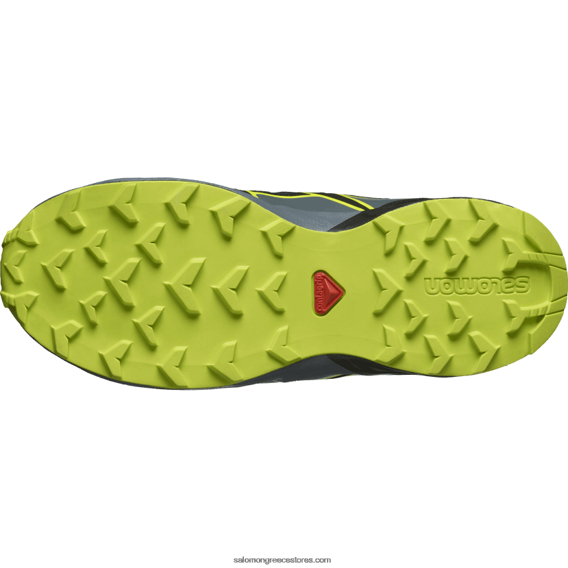 junior - παιδικά παπούτσια - speedcross clima αδιάβροχα Salomon ναυτικό μπλε/μαύρο/όξινο ασβέστη DXFPHB1344