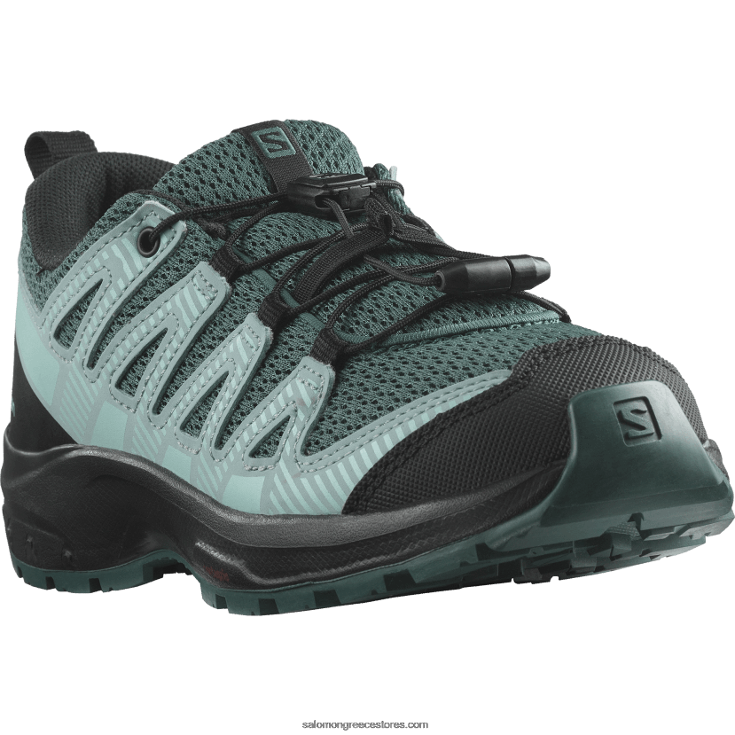 junior - παιδικά παπούτσια - xa pro v8 Salomon stargazer/μαύρη/μπλε λάμψη DXFPHB1358