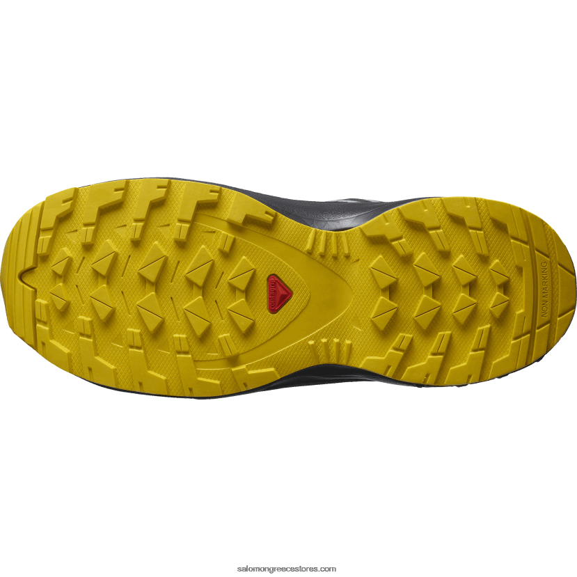 junior - παιδικά παπούτσια - xa pro v8 clima αδιάβροχα Salomon ελιάς νύχτα/μαύρο/θειάφι DXFPHB1362