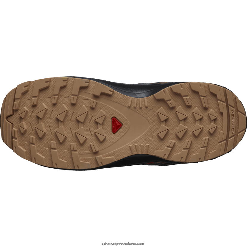 junior - παιδικά παπούτσια - xa pro v8 mid clima αδιάβροχα Salomon μαγνήτης/βελανίδι/ντοματίνι DXFPHB1342